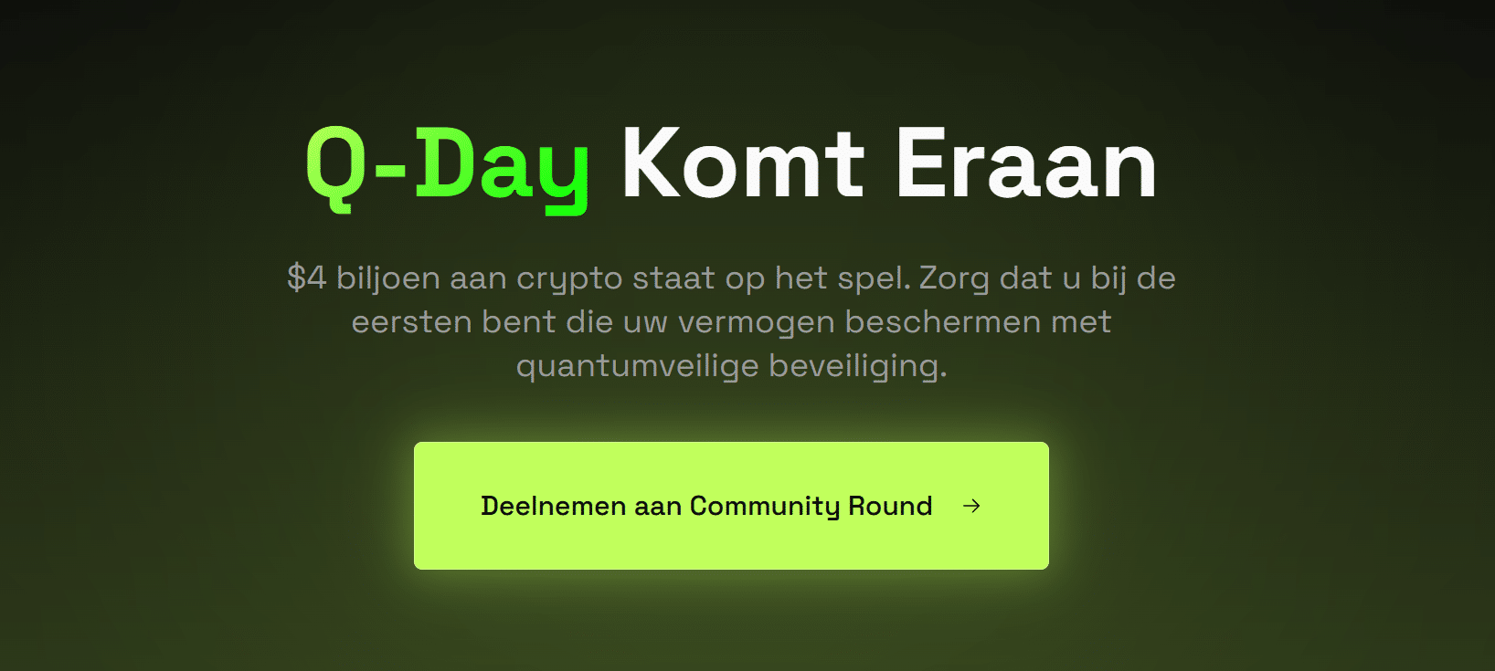 qONE waarschuwt voor Q-Day