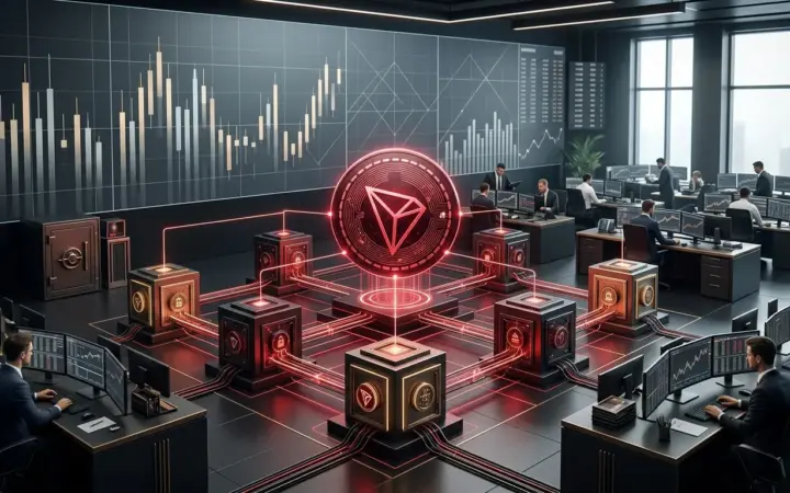 TRON krijgt eerste Amerikaanse staking-ETF: kan TRX nu naar $0,35?