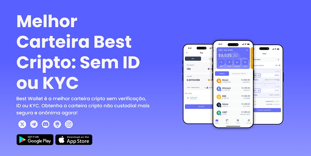 Página oficial da Best Wallet: Guia para comprar Bitcoin Hyper