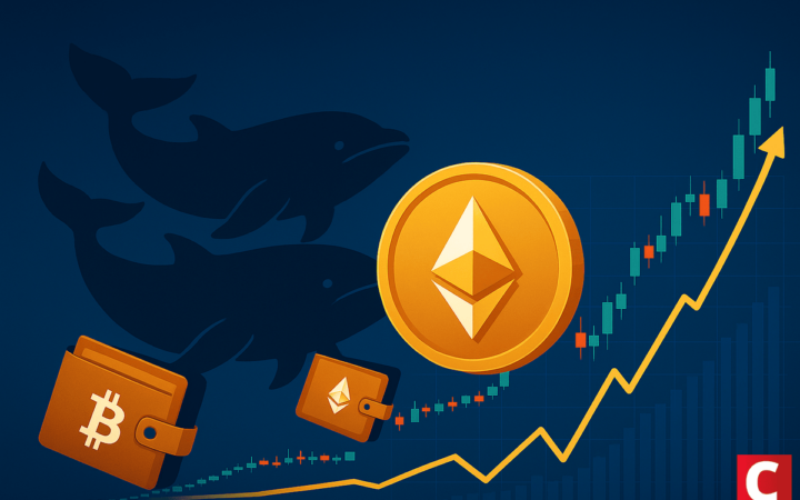 Baleias Ethereum acumulam US$ 2,5 bi – Maior movimento de compra desde 2018