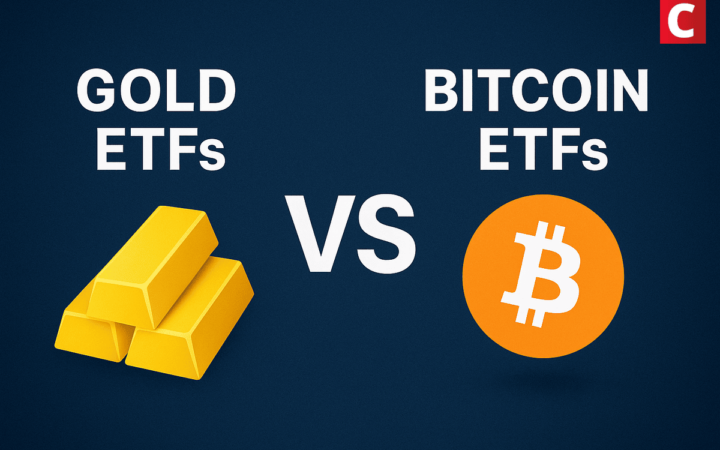 ETFs de ouro perdem força enquanto ETFs de Bitcoin disparam