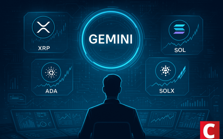 O que Gemini prevê para XRP, SOL, ADA e SOLX em 2025