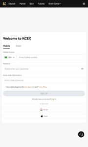 KCEX - Ótima plataforma de mercados futuros