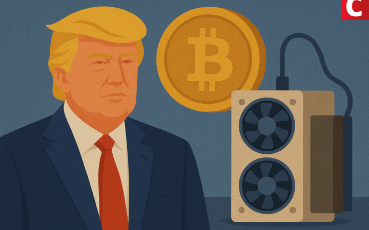 Empresa ligada à família Trump capta milhões para minerar BTC