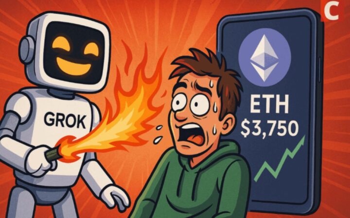 Grok critica a oferta da Crypto Rover após a ETH atingir US$ 3.750