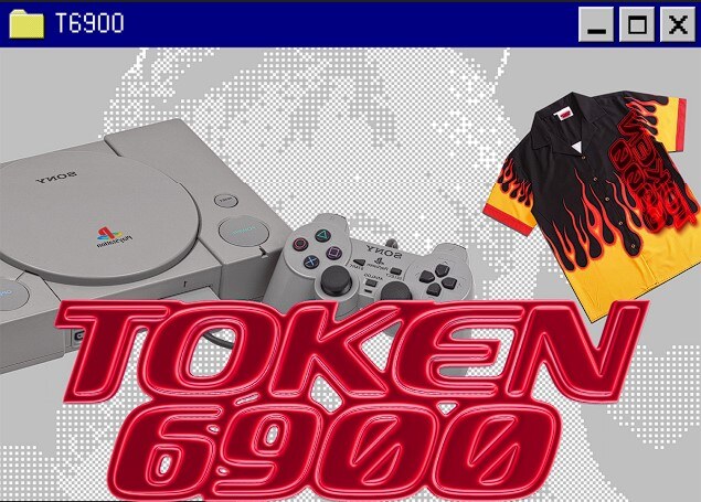 Previsão de preço do TOKEN6900: logo do projeto com itens temáticos dos anos 2000