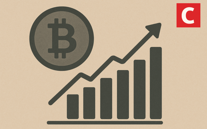 Bitcoin chega a US$ 124 mil e renova recorde