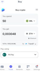 Comprar cripto para trocar por PepeNode depois