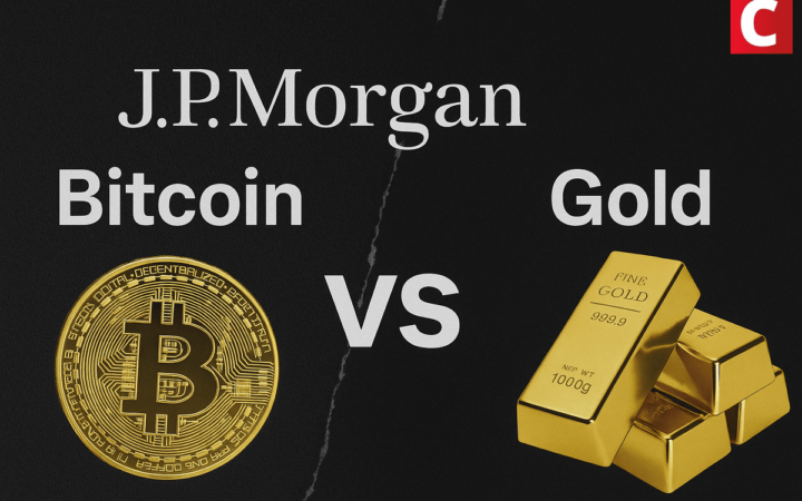 JPMorgan diz que BTC está subvalorizado em relação ao ouro