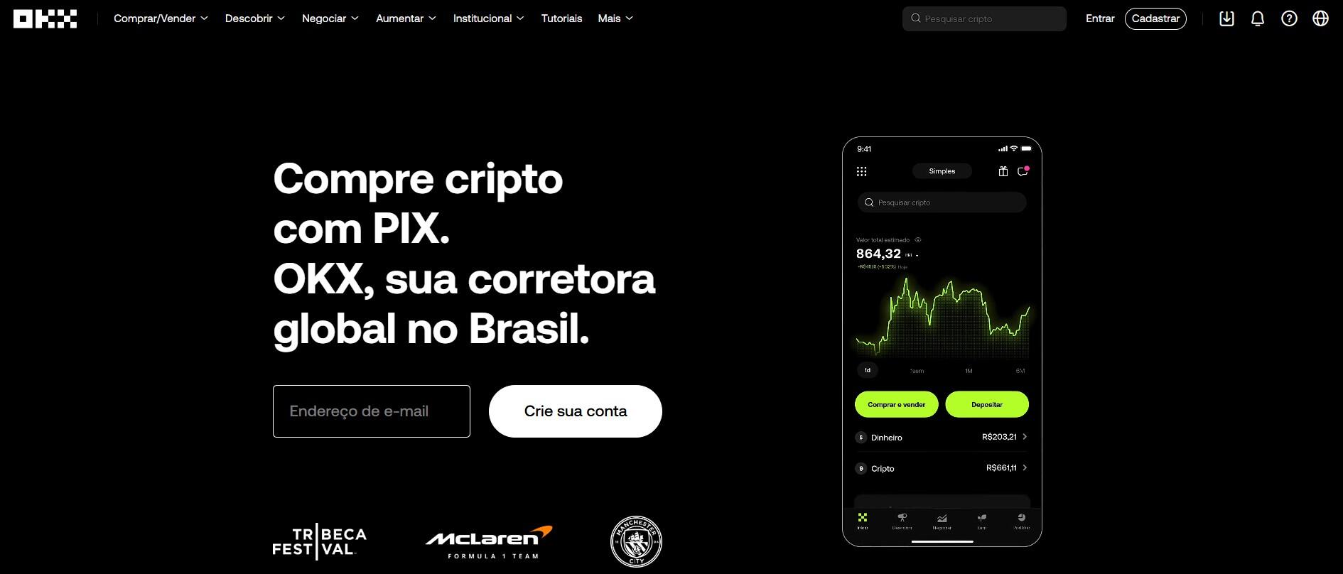 OKX exchange de cripto