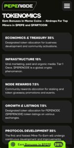 Tokenomics do PepeNode