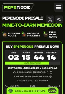 Visão geral e como funciona a previsão de preço do PepeNode