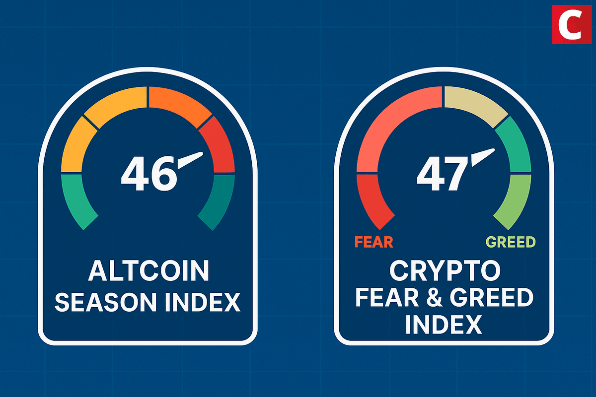Mercado em alerta: Altcoin Season Index e Fear & Greed caem - Coinspeaker -  Notícias de criptomoedas em português