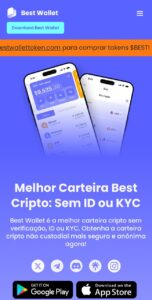 Baixar o app Best Wallet para comprar $BEST