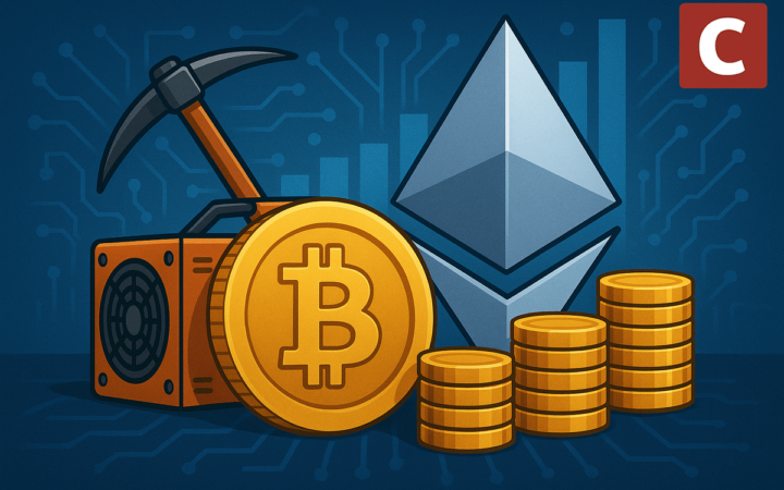 Empresa de mineração de Bitcoin detém agora 1,5% de todo o ETH