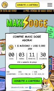 Maxi Doge uma das novas listagens da binance