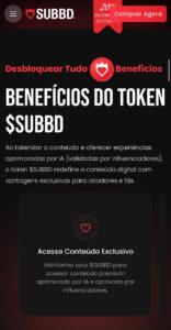 O que impulsiona a previsão de preço do SUBBD