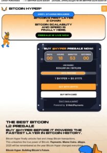 Bitcoin Hyper - Top 1 dentre as possíveis novas listagens binance do momento