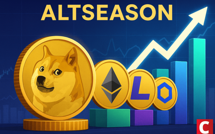 Dogecoin dispara e lidera memecoins na altseason