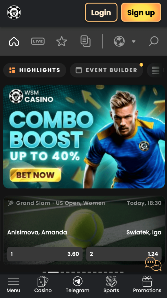 Um dos melhores sites de apostas com criptomoedas em Portugal - WSM Casino