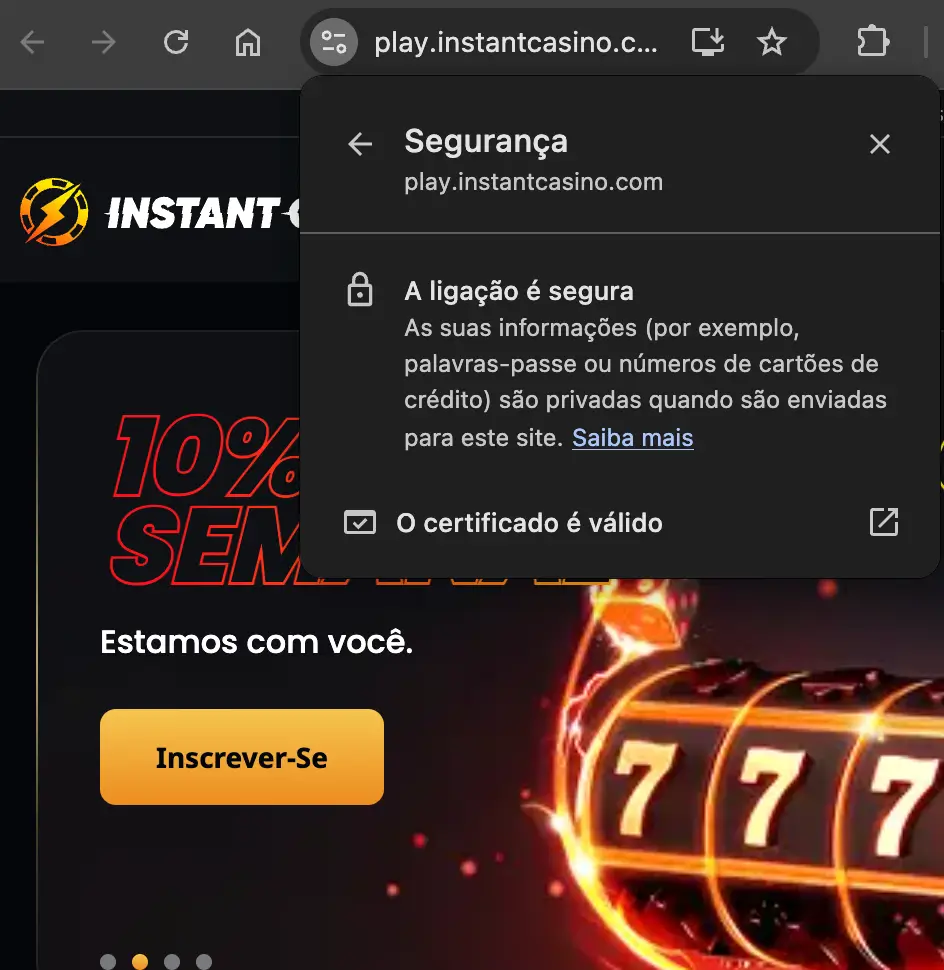 Segurança com Ligação Https e Certificado SSL em Casinos de Criptomoedas em Portugal - Coinspeaker