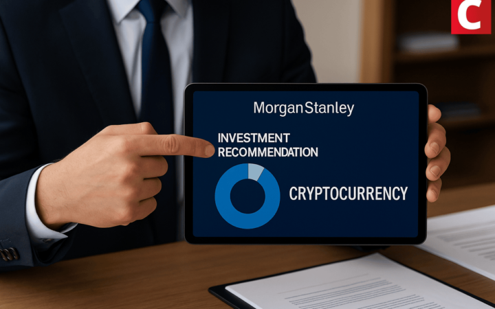 Morgan Stanley recomenda até 4% de cripto em portfólios diversificados