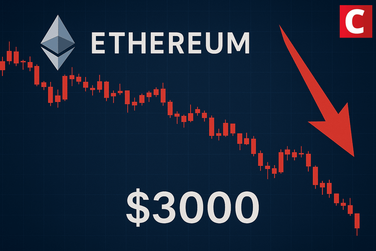 ETH volta a perder o suporte de US$ 3.000 - Coinspeaker - Notícias de  criptomoedas em português