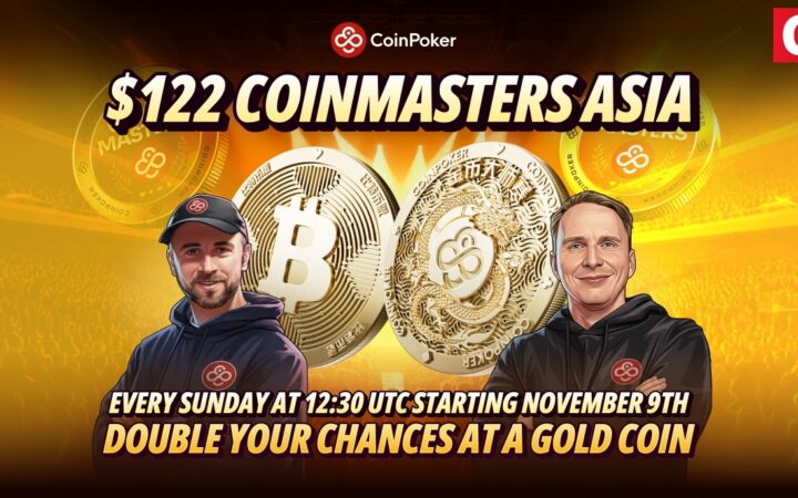CoinPoker lança novo torneio CoinMasters com mais de US$ 100 mil em prêmios