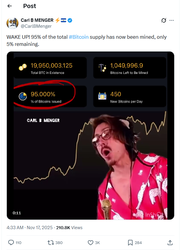 post fornecimento btc