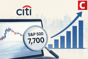 Citigroup vê S&P 500 em 7.700 pontos até 2026 com avanço da IA