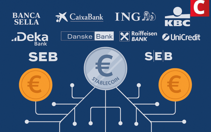 Bancos europeus anunciam criação de stablecoin lastreada em euro