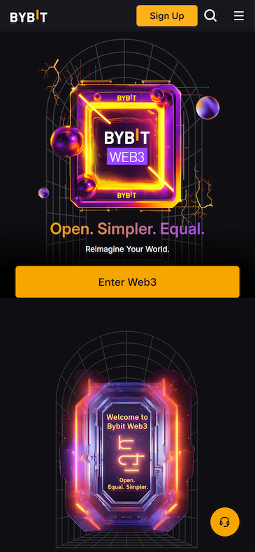 Скриншот сайта Bybit Wallet, который входит в список лучшие криптокошельки