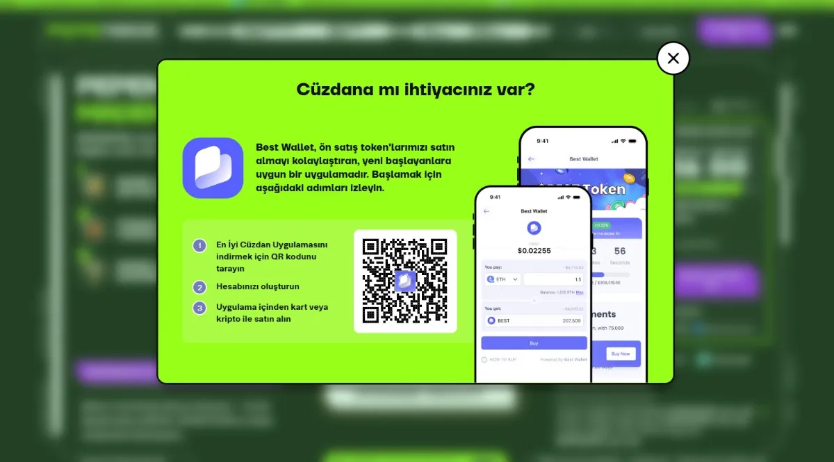 PEPENODE almak için En İyi Kripto Cüzdan Seçeneklerinden Birini İndirin