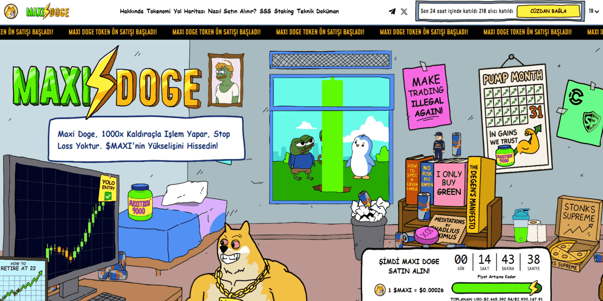 Piyasaya yeni girecek coinler - Maxi Doge