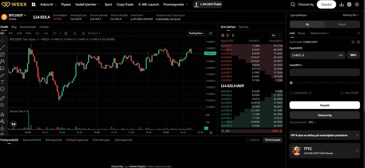 Kaldıraçlı işlem platformu WEEX hakkında bilgiler
