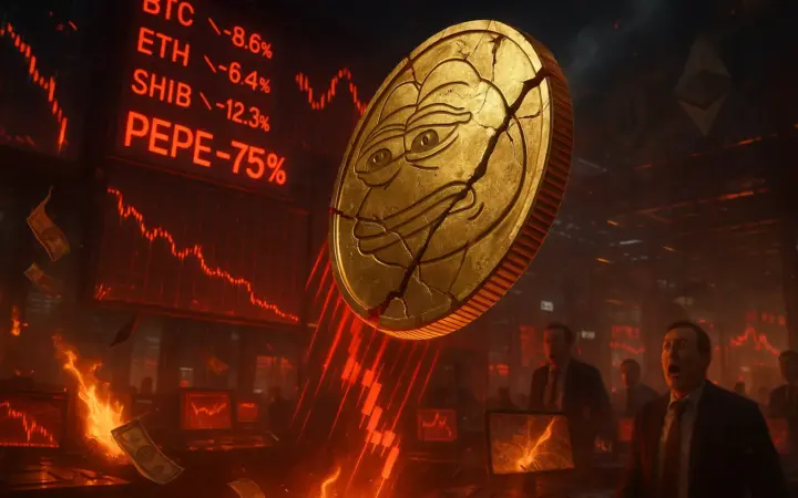 Pepe Coinde Sert Düşüş: Tüm Detaylarıyla 7,1 Milyar Dolar Piyasadan Nasıl Silindi?