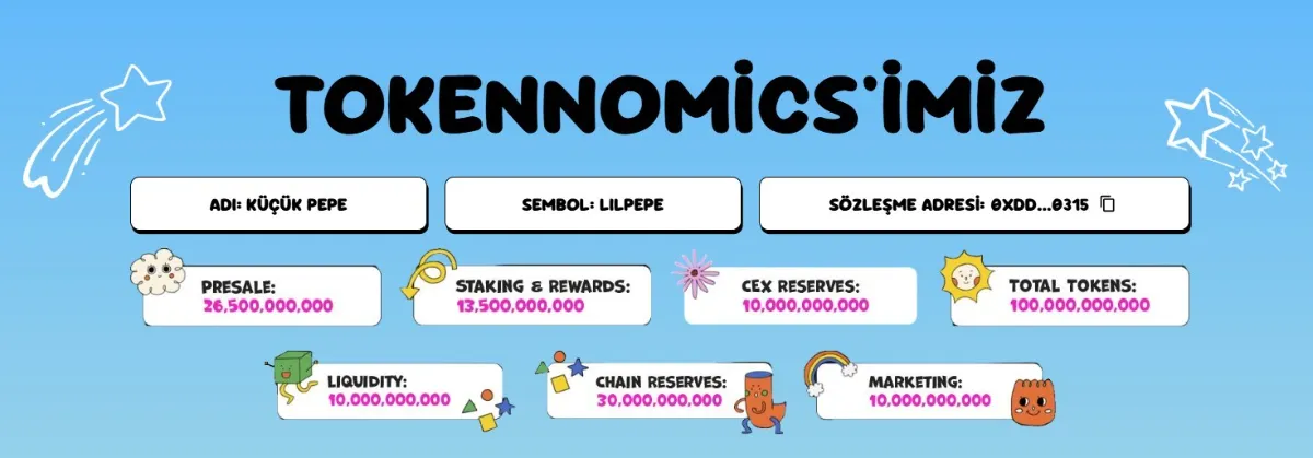 Little Pepe Fiyat tahmini için belirleyici olan tokenomikler