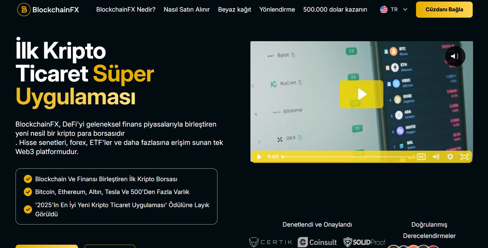 BlockchainFX (BFX) - en iyi kripto paralar