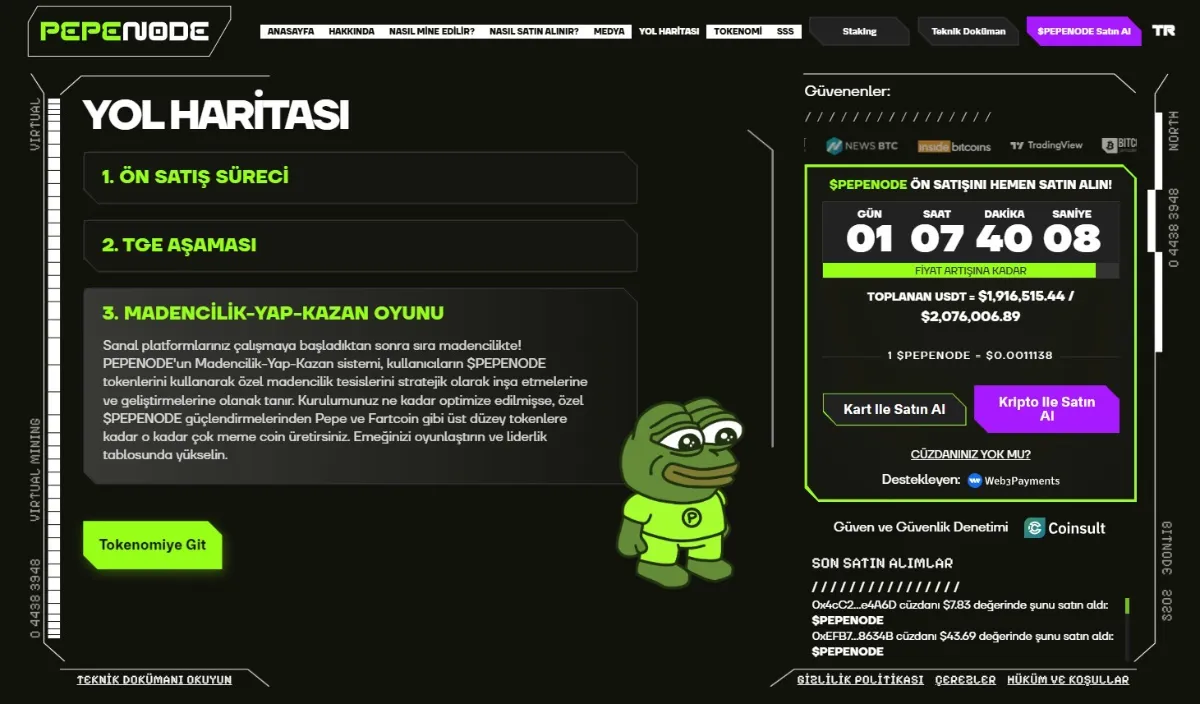 Yeni çıkacak coinler - Pepenode