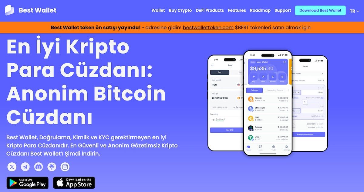 Best Wallet en iyi kripto para cüzdanı 