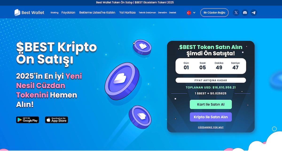 Best Wallet token uzun vadede kazandıracak coinler