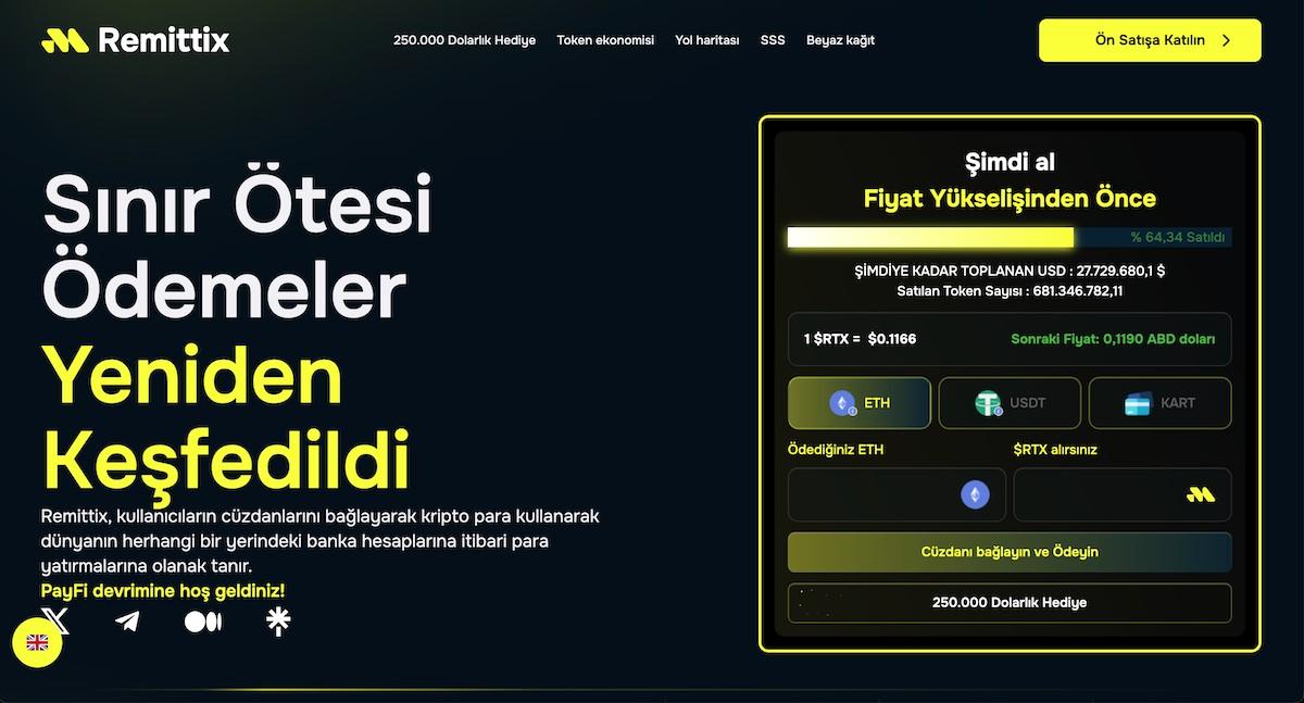 hangi coin alıknır Remittix