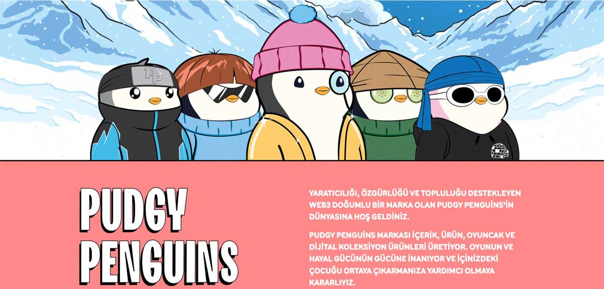 Pudgy Penguins - Solana ağında meme tabanlı en iyi altcoinler içerisinde