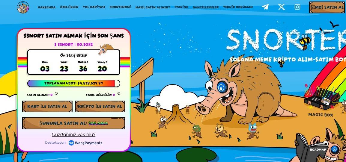 Olası en hızlı yükselen kripto para projesi Snorter Bot hakkında bilgiler
