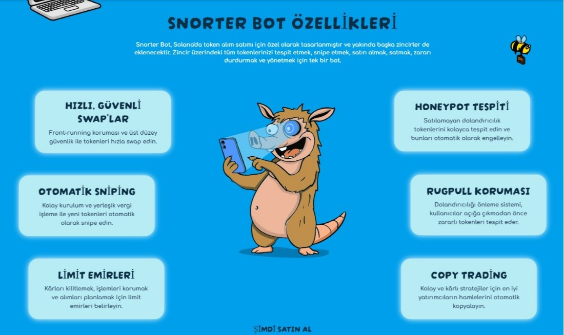 Snorter Bot özellikleri