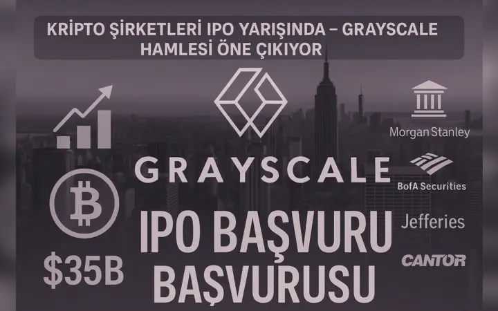 Grayscale, Gelir Düşüşüne Rağmen ABD’de IPO Başvurusunu Yaptı: “GRAY” Koduyla NYSE’de Listelenecek