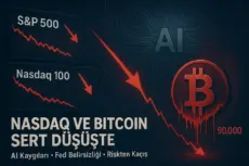 Nasdaq 100 ve Bitcoin Düşüşte: Yapay Zekâ ve Fed Kaygıları Piyasayı Vuruyor