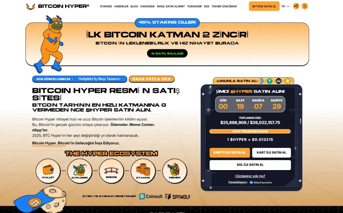 Bitcoin Hyper Ön Satışını Ziyaret Edin