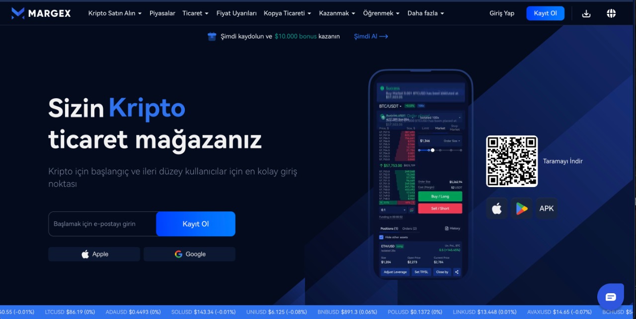 margex - en güvenilir kripto cüzdan