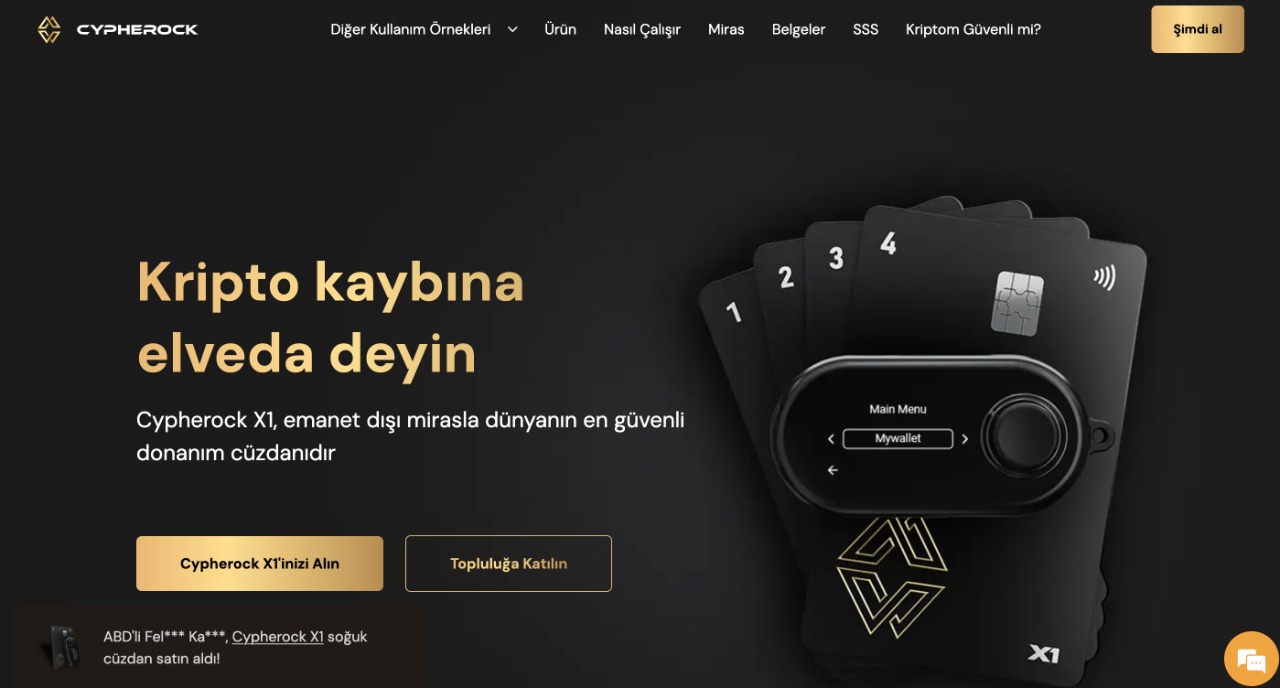 Cypherock - en iyi kripto cüzdanı